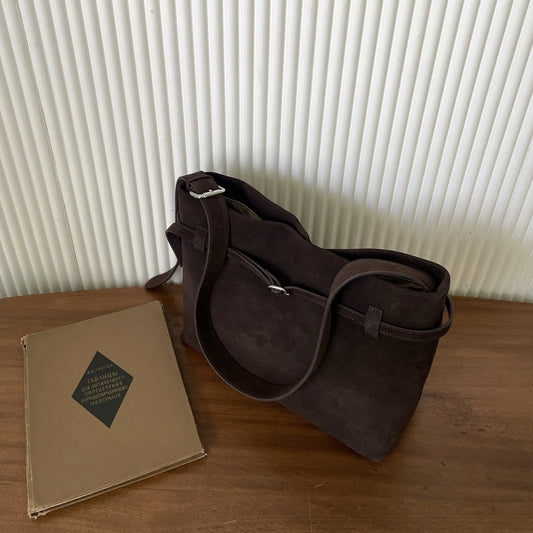 Retro Matte Large Capacity Tote Shoulder Bag