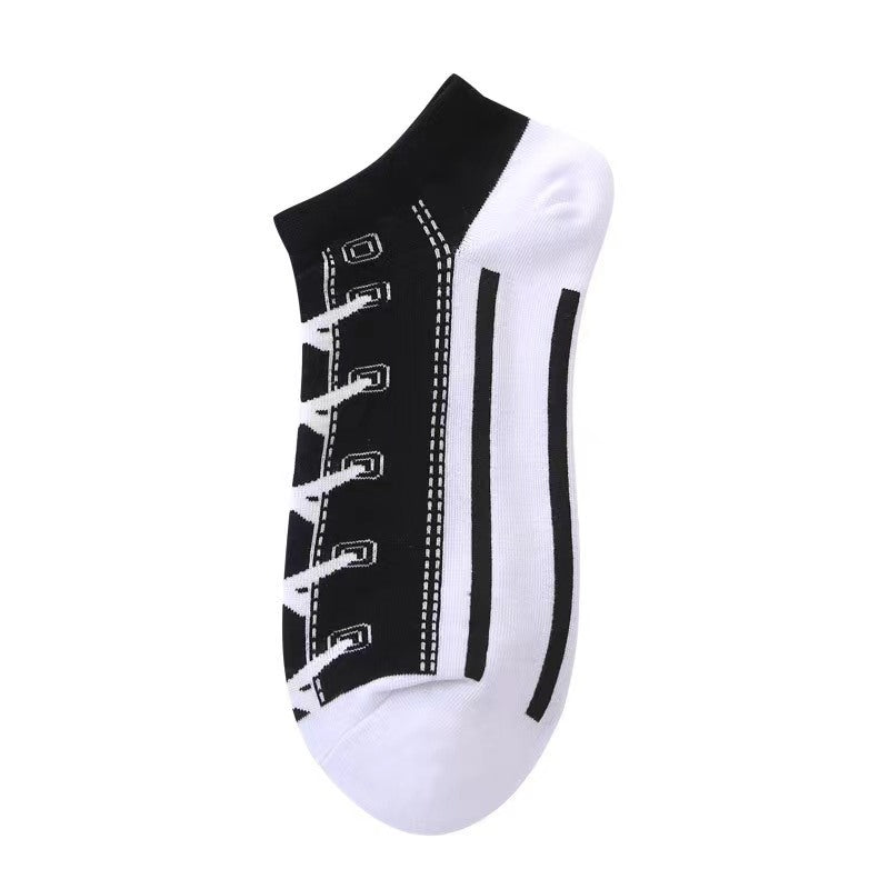 Women's Fashionable All-match Canvas Shoes Socks