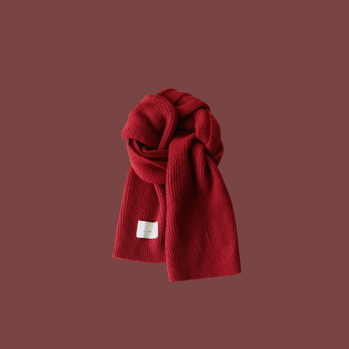 Lin Xiao Orange Hat Knitted Hat Baseball Cap Scarf