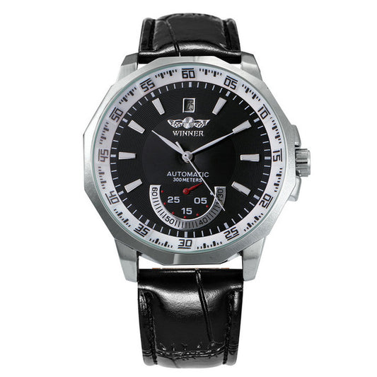 Men's automatic mechanical hollow watch