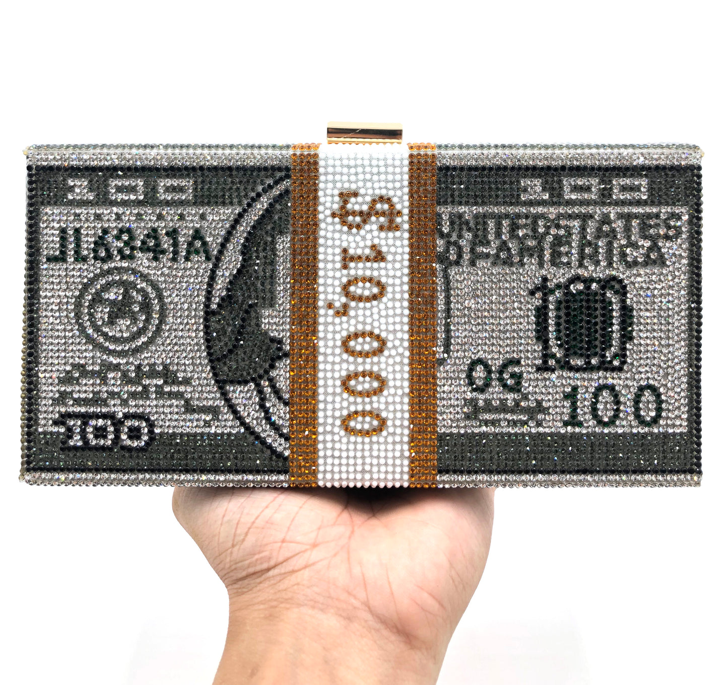 Dollar clutch messenger bag