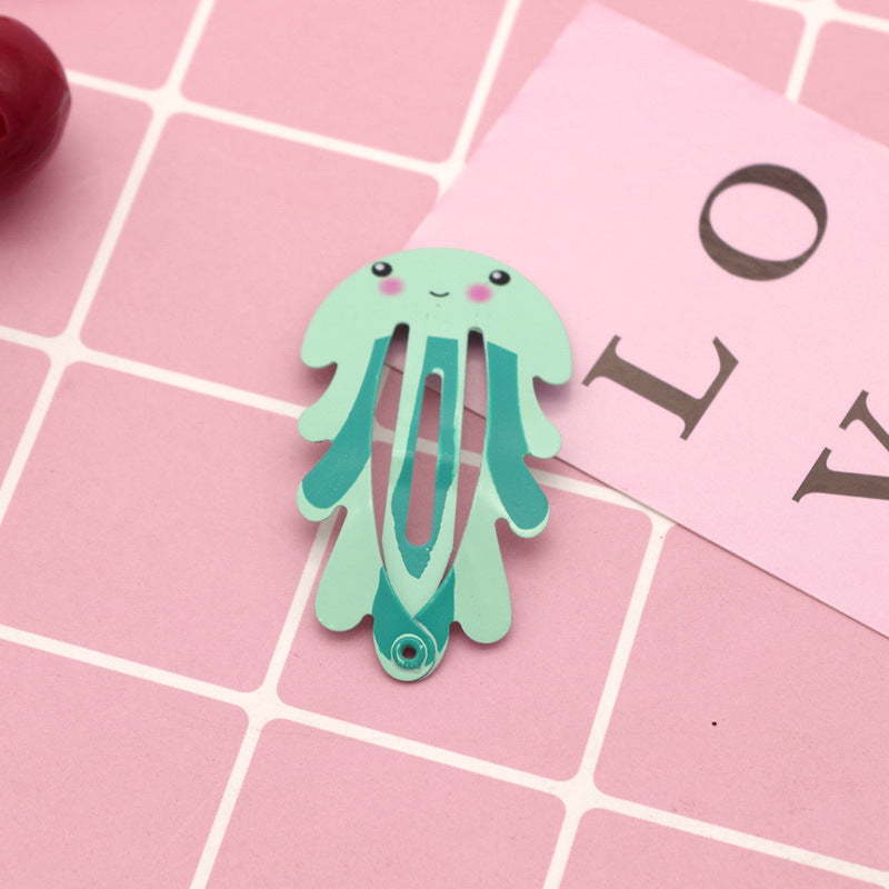 Paint Fruit Barrettes Color Printing Watermelon Strawberry