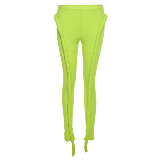 High-waisted Hip-fitting Sports And Leisure Trousers