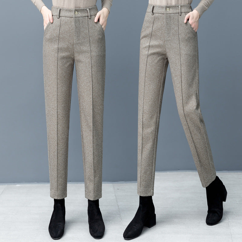 Autumn And Winter New All-matching Straight Casual Tappered Pants