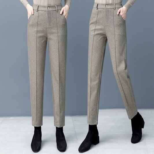 Autumn And Winter New All-matching Straight Casual Tappered Pants