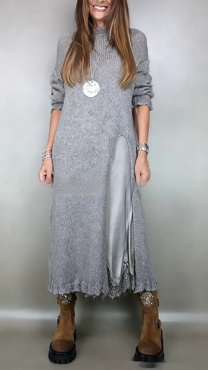 Women's Suspender Dress Woolen Skirt Suit