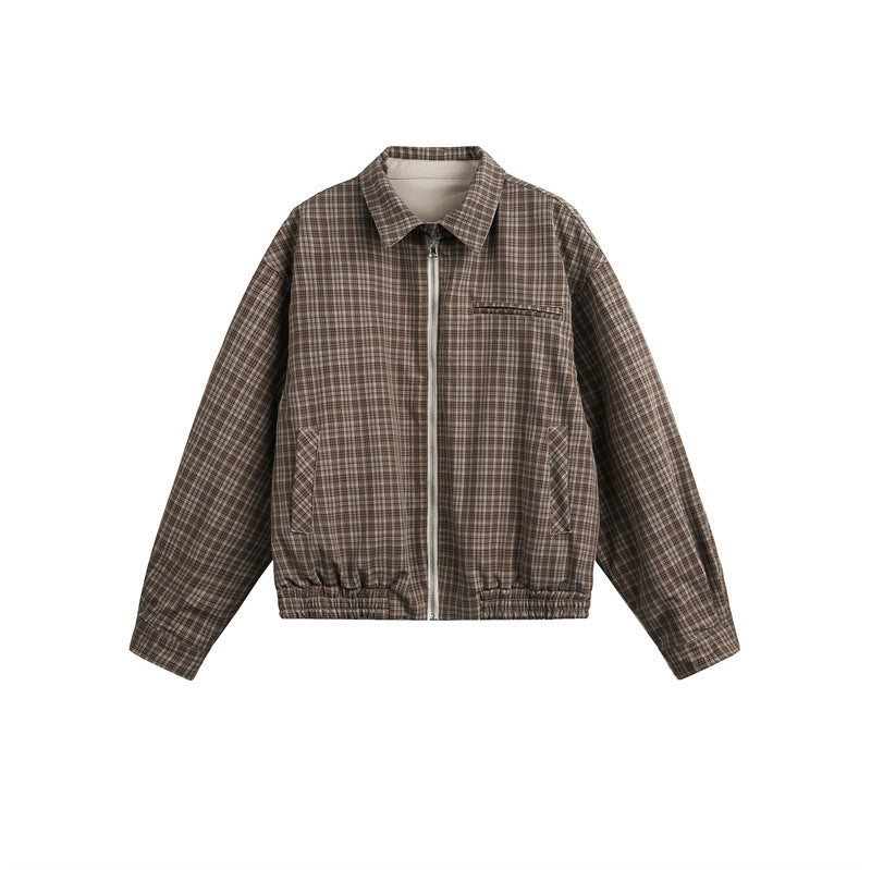 Spring Double-sided Wear Overalls Large Pocket Loose