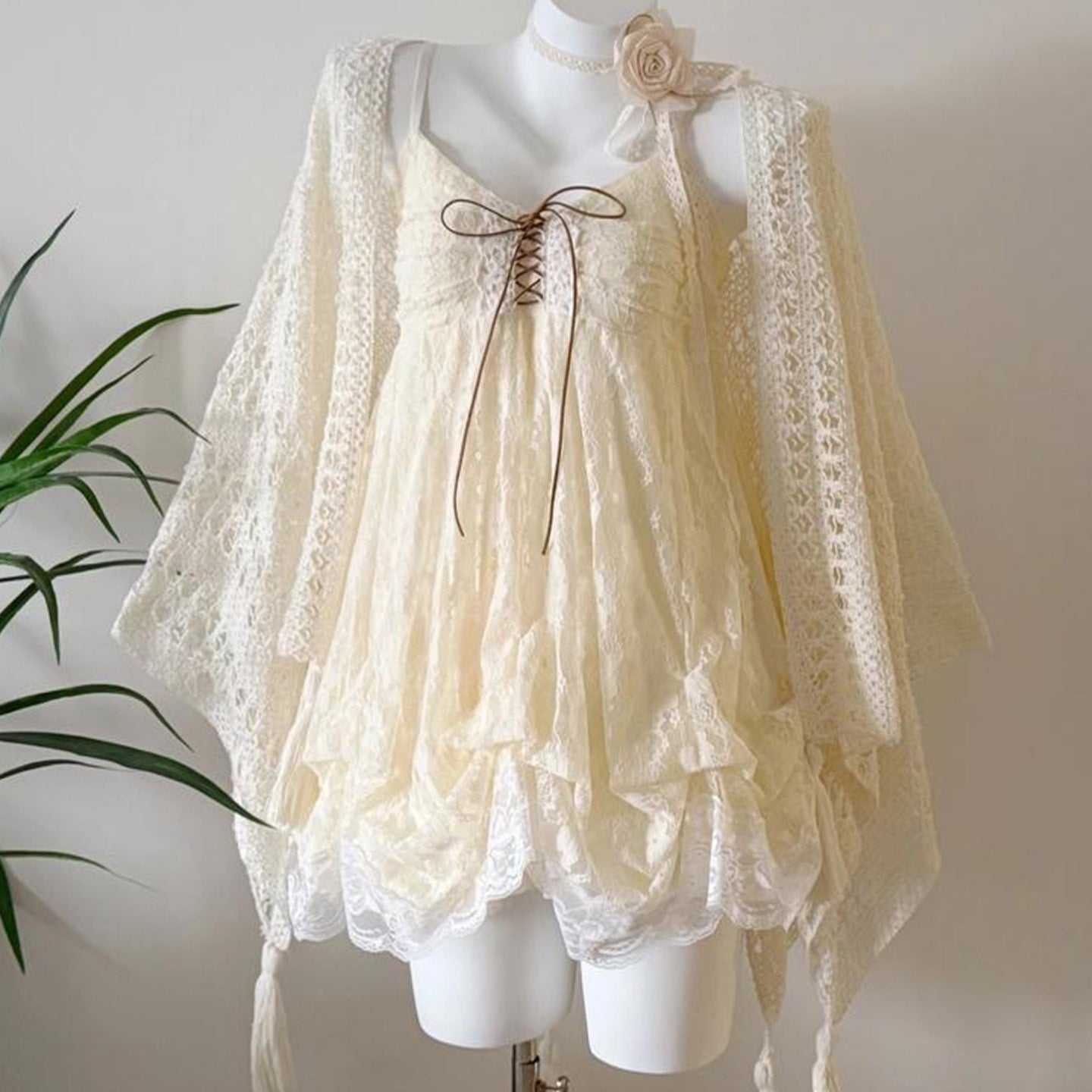 Fashion Set Fresh And Sweet Bloom Dress For Girls