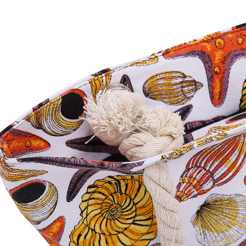 New Ocean Women's One Shoulder Large Capacity Beach Bag
