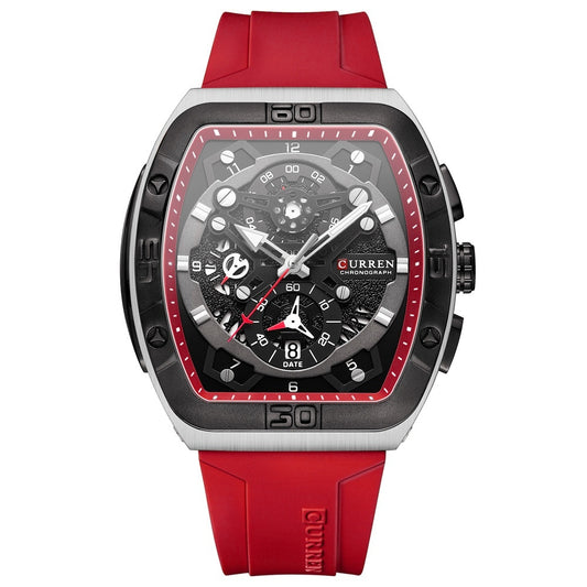 Cairen Unisex Six-Hand Quartz Watch Sporty Style Multi-Function Water-Resistant