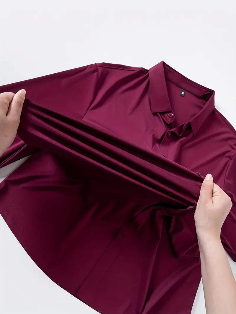 Sunscreen Cool Breathable Business Fashion Shirt Man