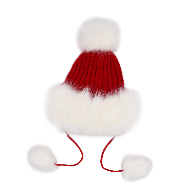 Women's Temperament With A Hundred Plus Thickened Fur Ball Hat