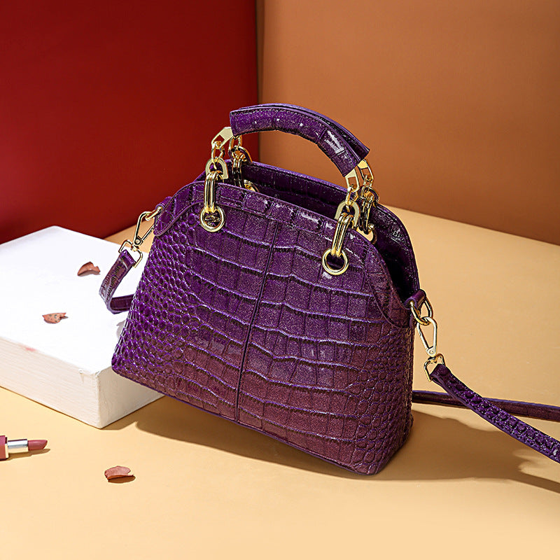 Lace and diamond shoulder bag
