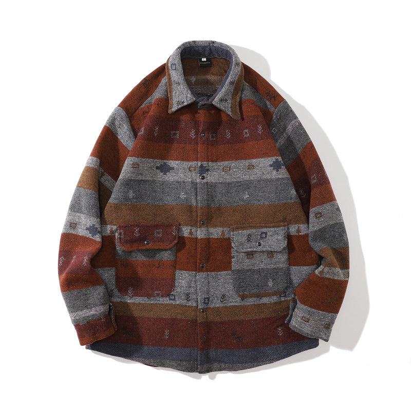Men's And Women's Autumn Winter Casual Loose Jacket