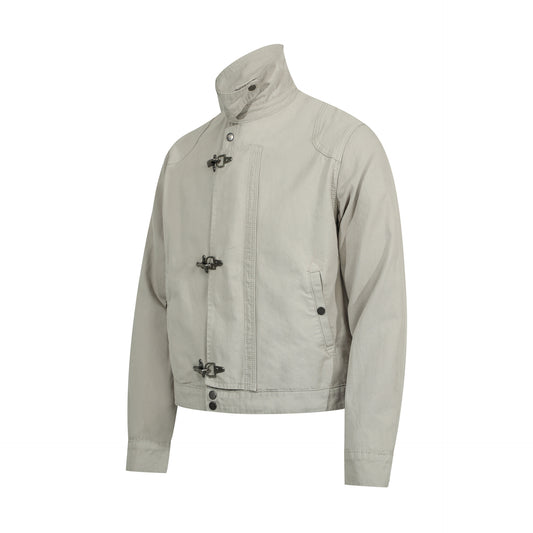 Retro FallWinter Solid Color Casual Jacket Coat