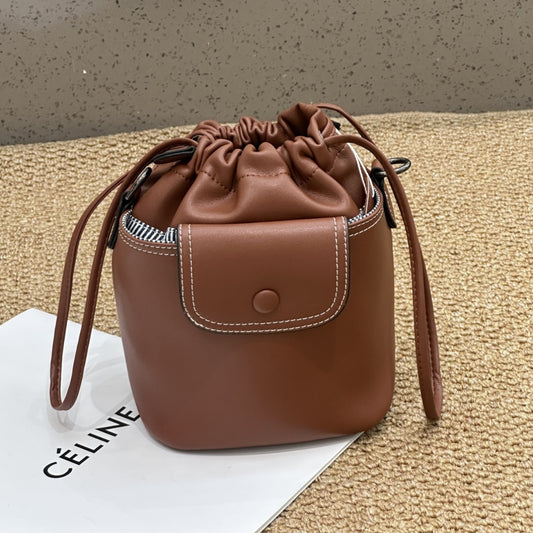 Cortex Women's Drawstring Bucket Crossbody Bag