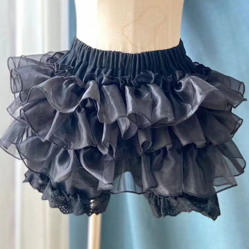Black And White 2-color Underpants Support Cake Anti-wardrobe Malfunction Base