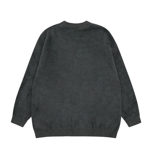 Men's Lazy Casual Crew Neck Inner Bottoming Sweater