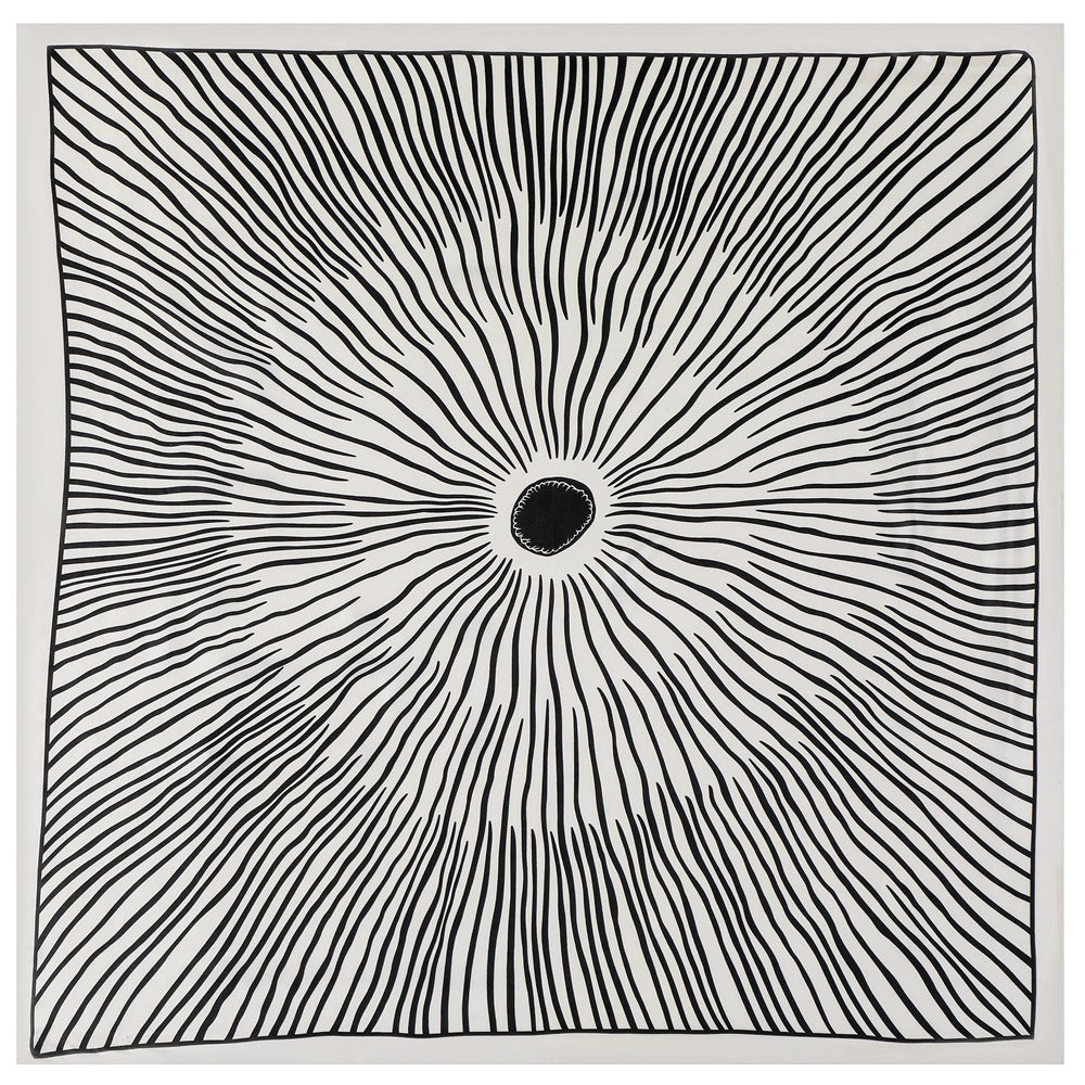 Ladies Fashion Simple Retro Printed Square Scarf