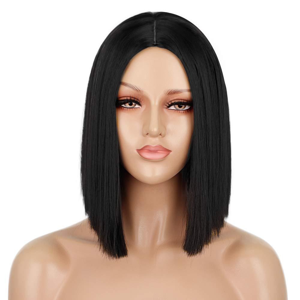 Fashionable And Individual Women's Mid-section Short-cut Straight Wig