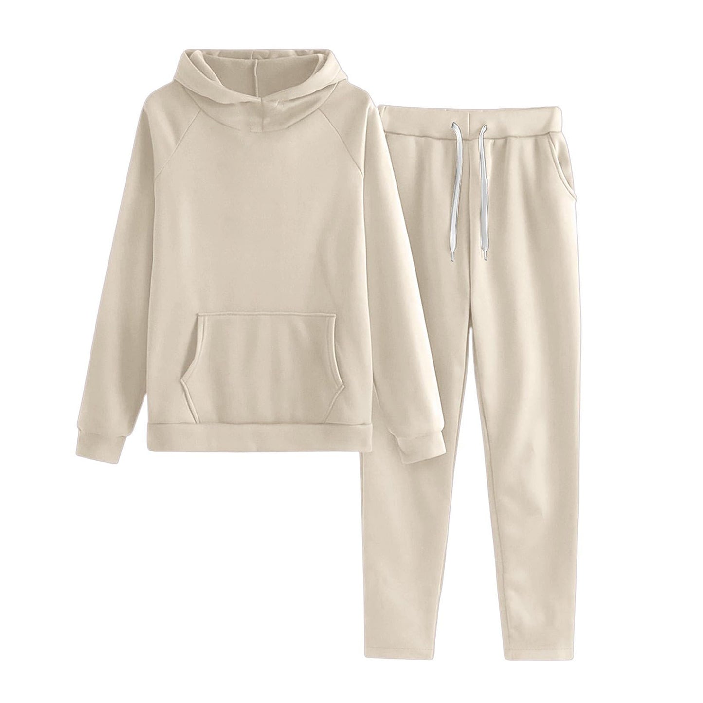 Unisex Hoodie And Sweatpants Twopiece Set