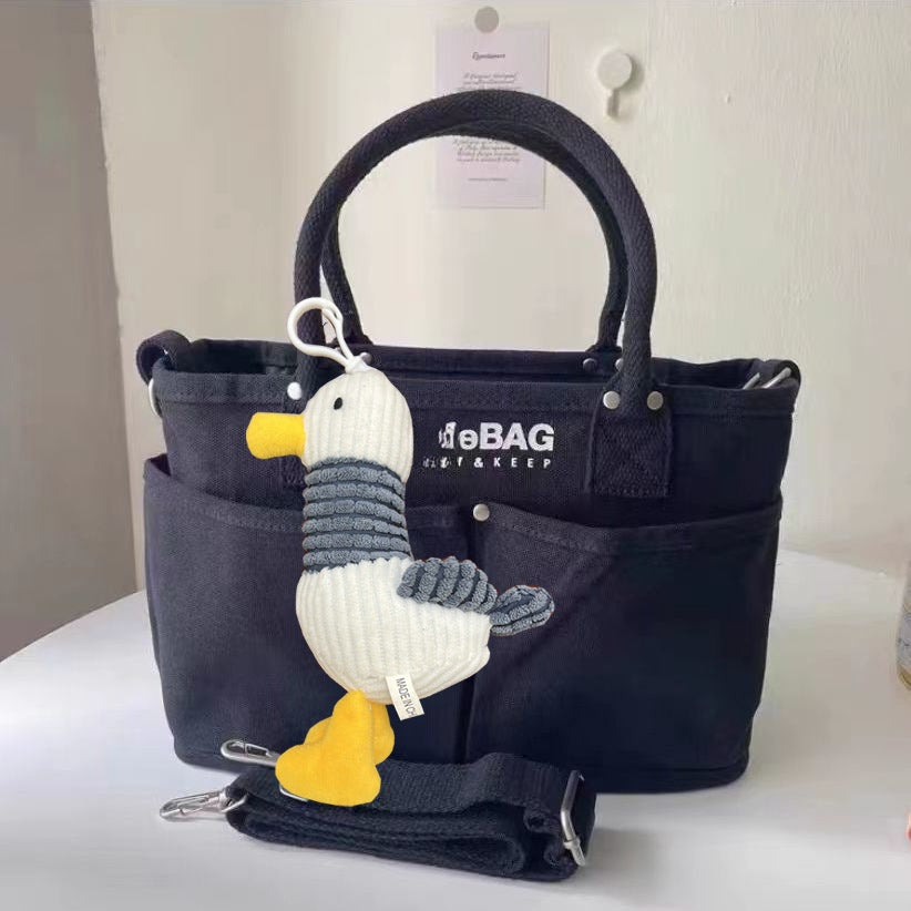 Multifunctional Baby Women's Crossbody Large Capacity Portable Canvas Bag
