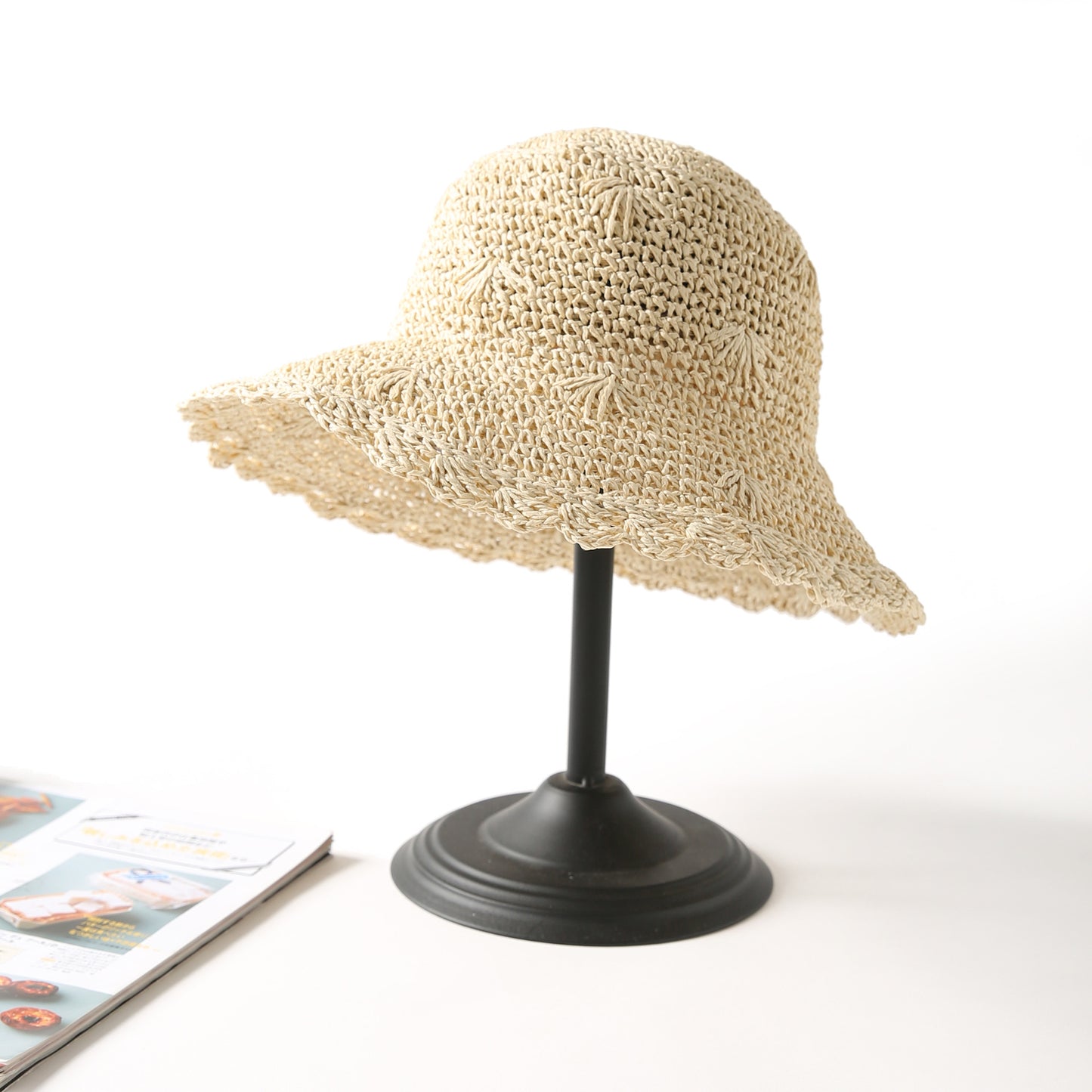 Women's Summer Foldable Beach Hat Sunshade
