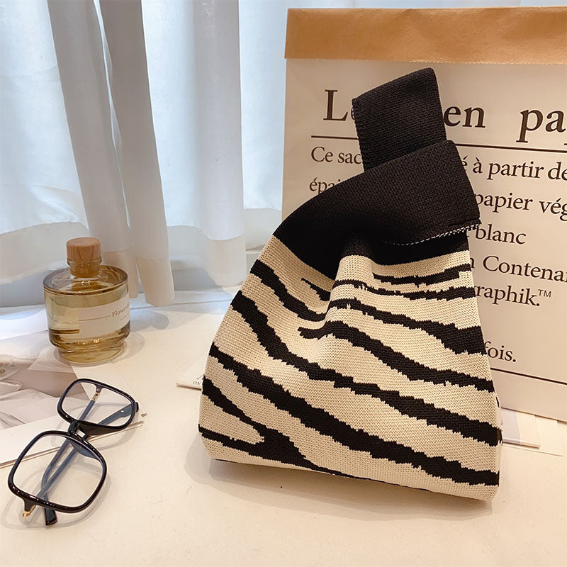 Milk Pattern Vest Bag Face Chessboard Plaid Striped One Shoulder