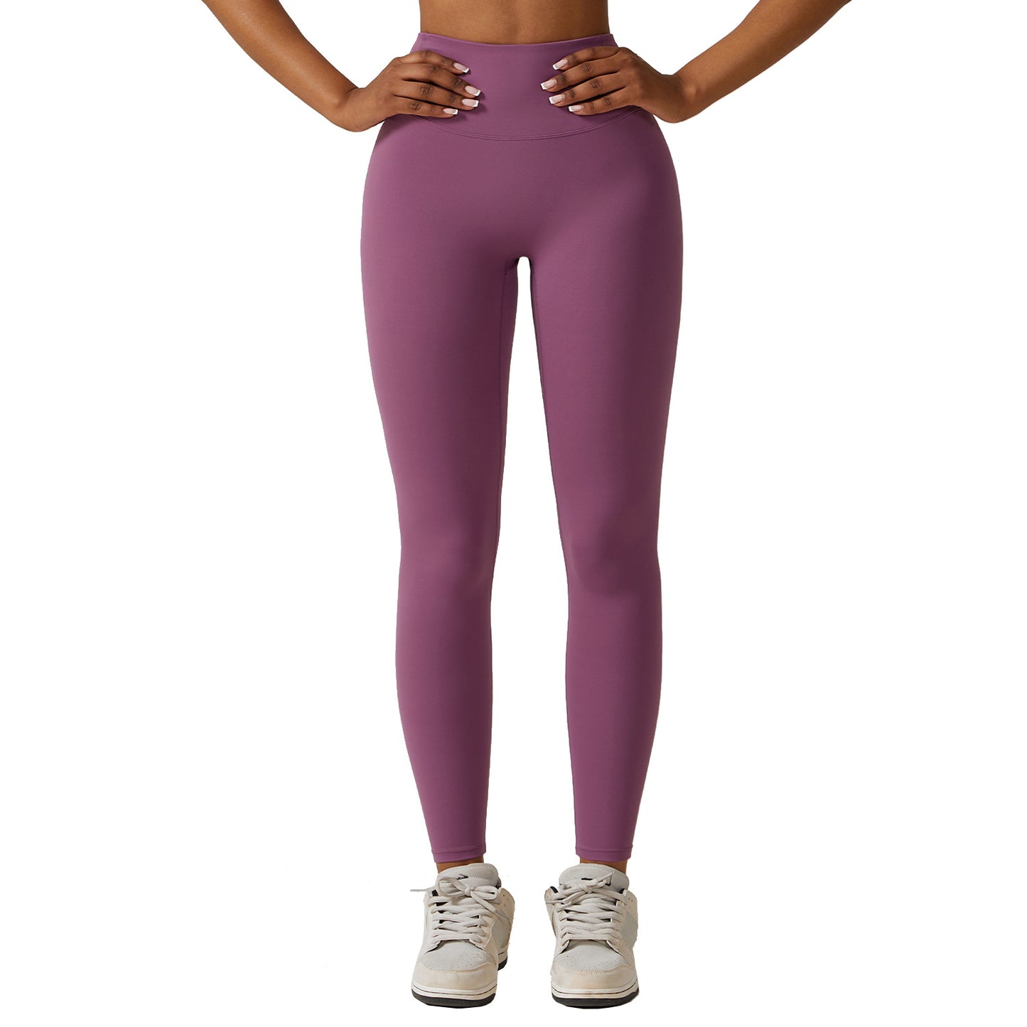 Breathable Outer Wear Skinny Running Nude Feel Quick-drying Fitness Pants