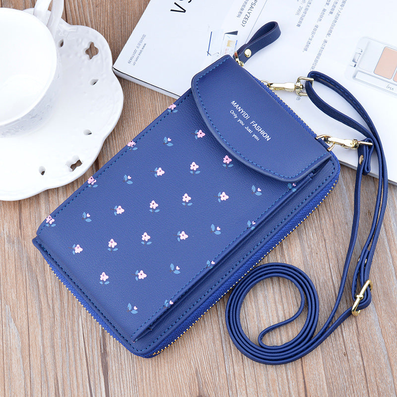 Soft Leather Printed Multifunctional Crossbody Shoulder Bag