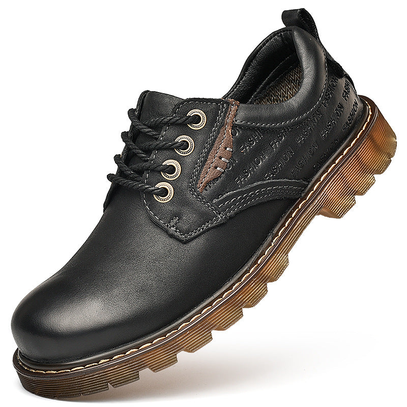 Casual Trendy Shoes Men's Low-cut Lace-up Plus Size Fashion