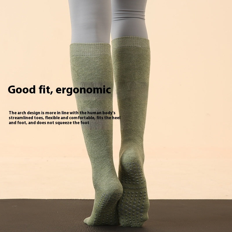 Women's Thick Autumn And Winter Long Tube Yoga Socks