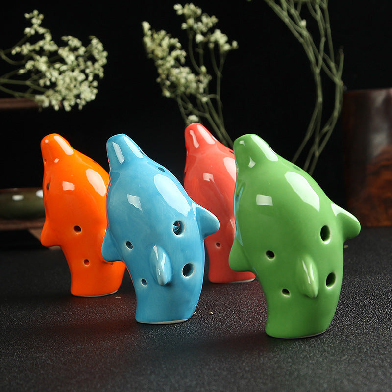 Upright Dolphin Series 6 Hole Ocarina