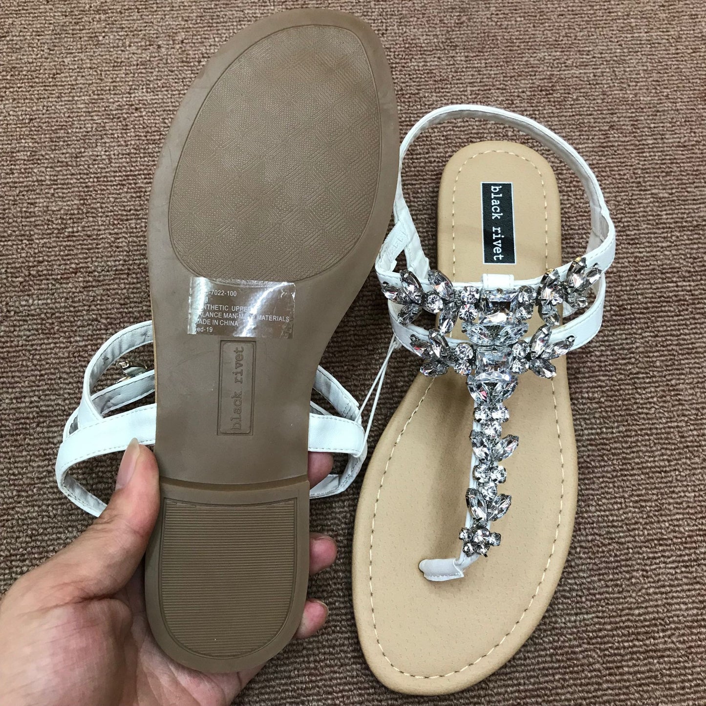 Comfortable casual buckle women's sandals