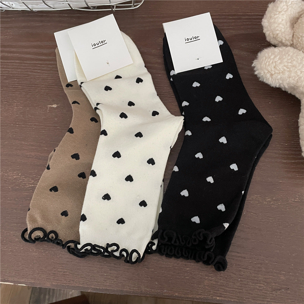Wooden Ear Love Tube Socks