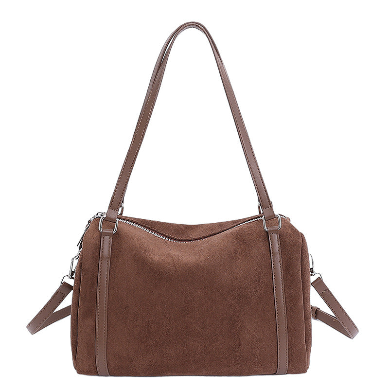 Women's Suede Shoulder Large-capacity Crossbody Bag