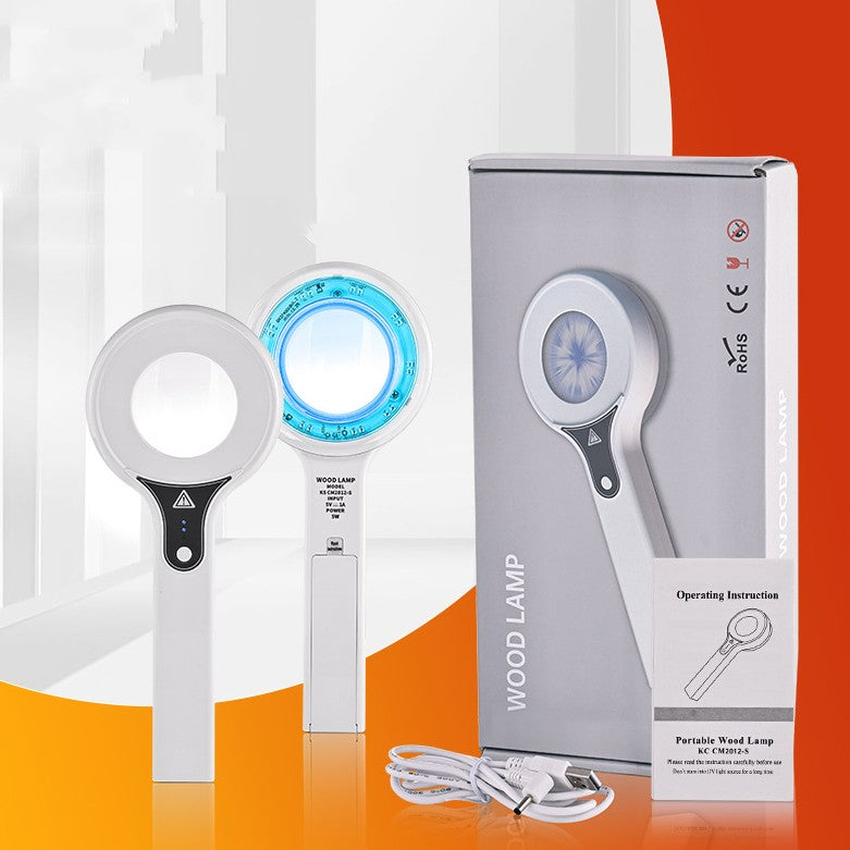 Handheld Household Woods' Light Convenient Skin Detector