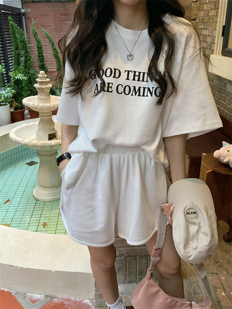 Women's Summer Loose Korean-style Casual Student Outfit