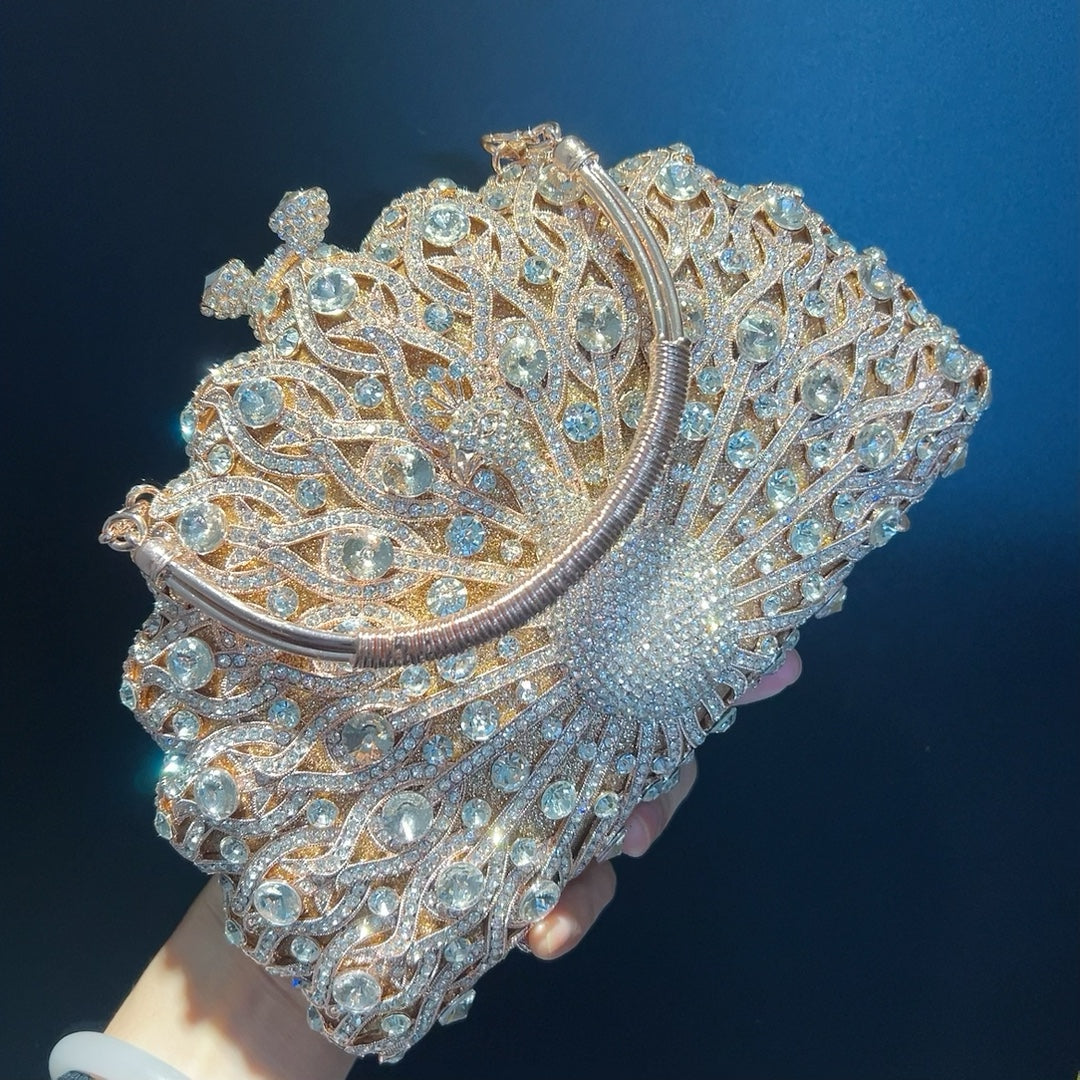 Store Pave Diamant Aften Tasker Luksus