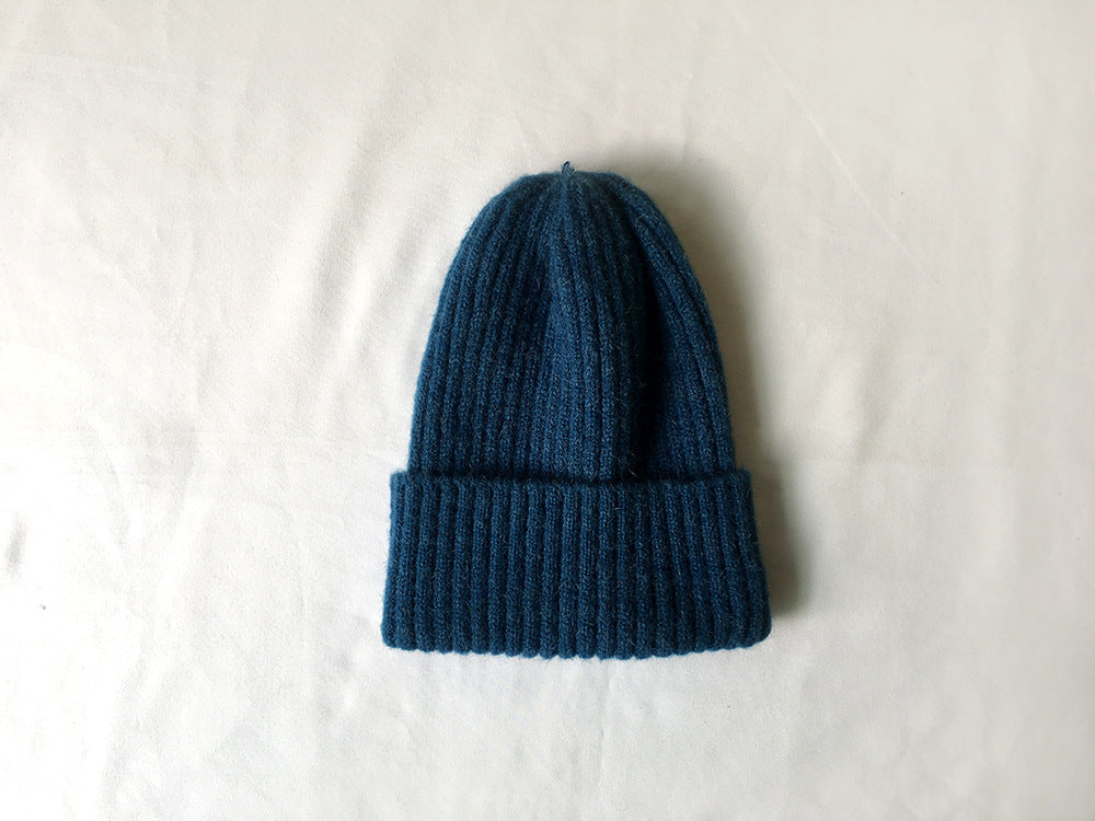 Ins Solid Color Light Board Retro Wool Hat