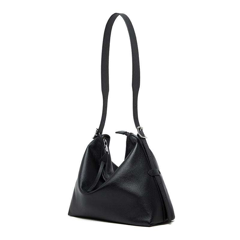 Women's Leather Underarm Shoulder Messenger Bag