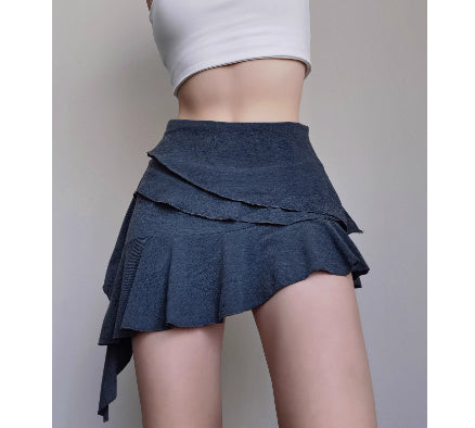 Women's Versatile Design Irregular Ribbon Skirt