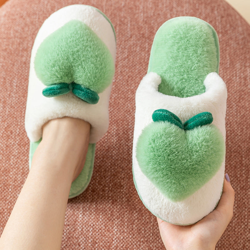 Women's winter bag with household cotton slippers