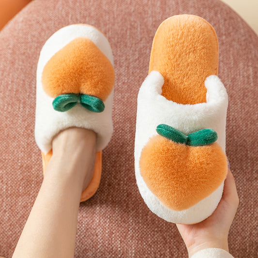 Women's winter bag with household cotton slippers