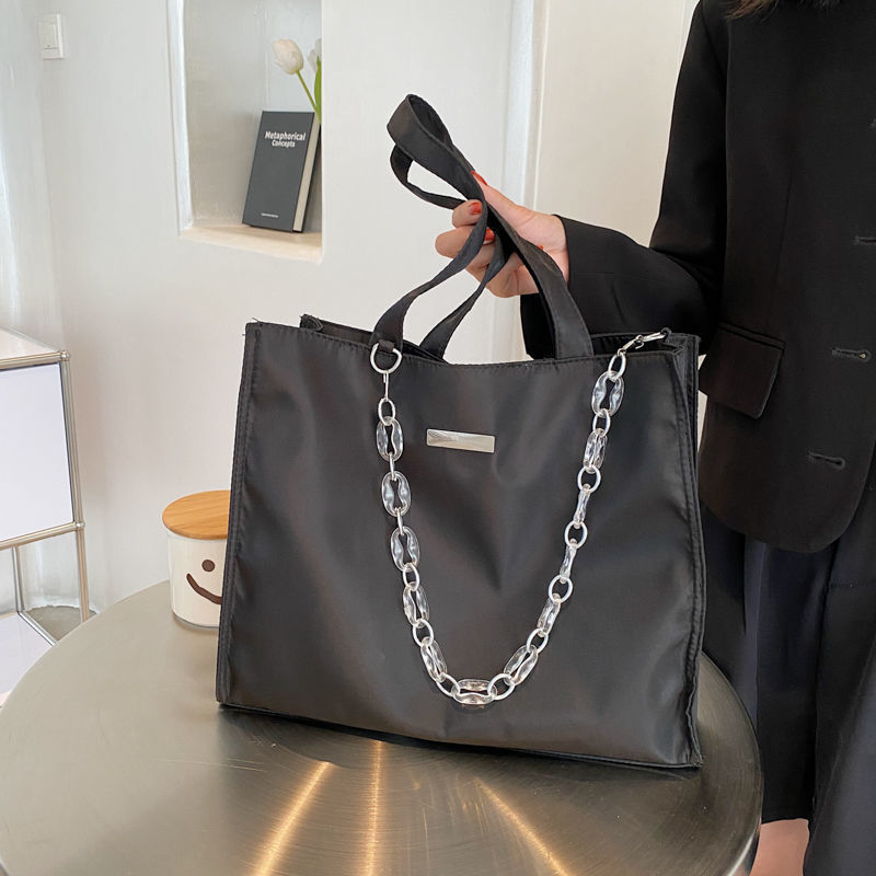 Fashion Large-capacity One-shoulder Cloth Bag Student Tote
