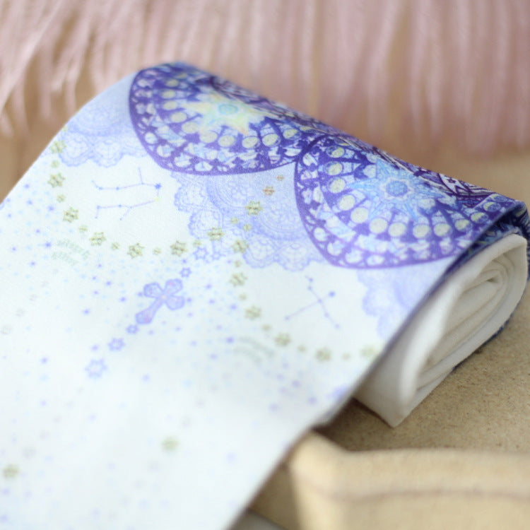 Spring And Summer New Rompers Cartoon Starry Sky Velvet Ladies Leggings Printed Silk Stockings