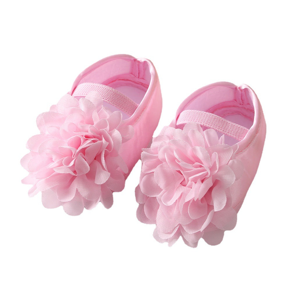 Baby Shoes Hair Band Set Cute Flowers Princess Shoes