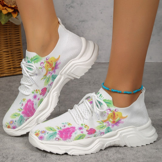 Blomstrende Sportssko til Damer – Mode Flad