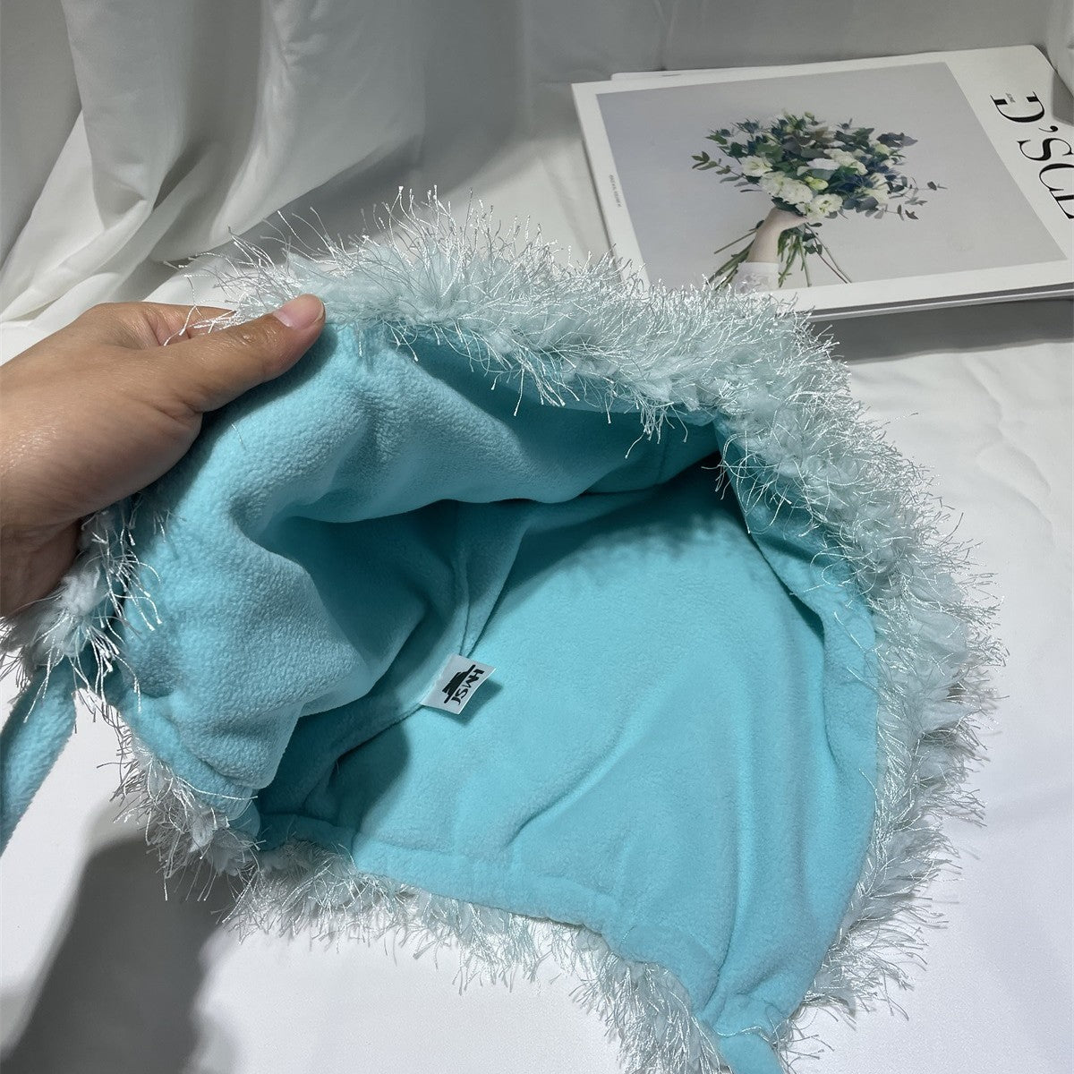 Female Autumn And Winter Fashion Solid Color Plush