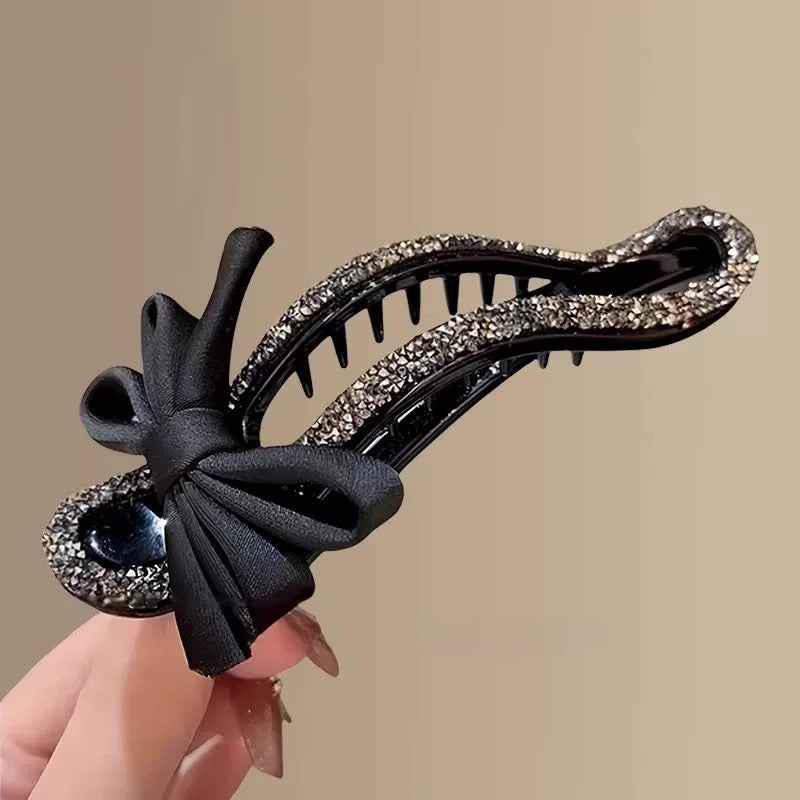 Temperament Bobby Pin Back Head Banana Clip Light Luxury Updo Hair Claw